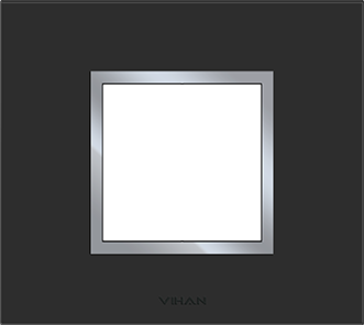 F-one+ Metallic Velvet Black plate