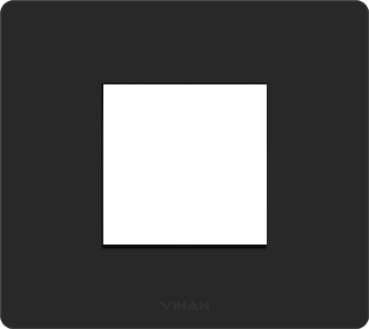 Frint Metallic Velvet Black Plate