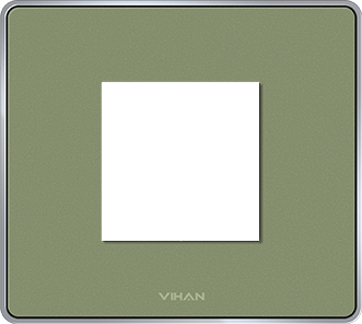 Frinton Metallic With Steel Frame Metallic Green plate