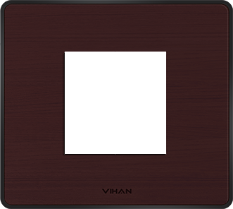 Frinton Wood With Velvet Black Frame Moorish Oak plate