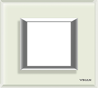 Realone Premium Real Glass Crystal Super White Plate