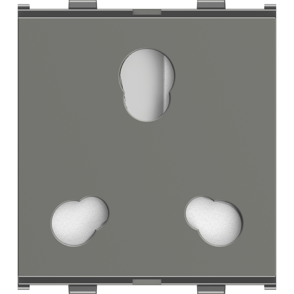 6 & 16AMP. Universal Socket with Safety Shutter Solid