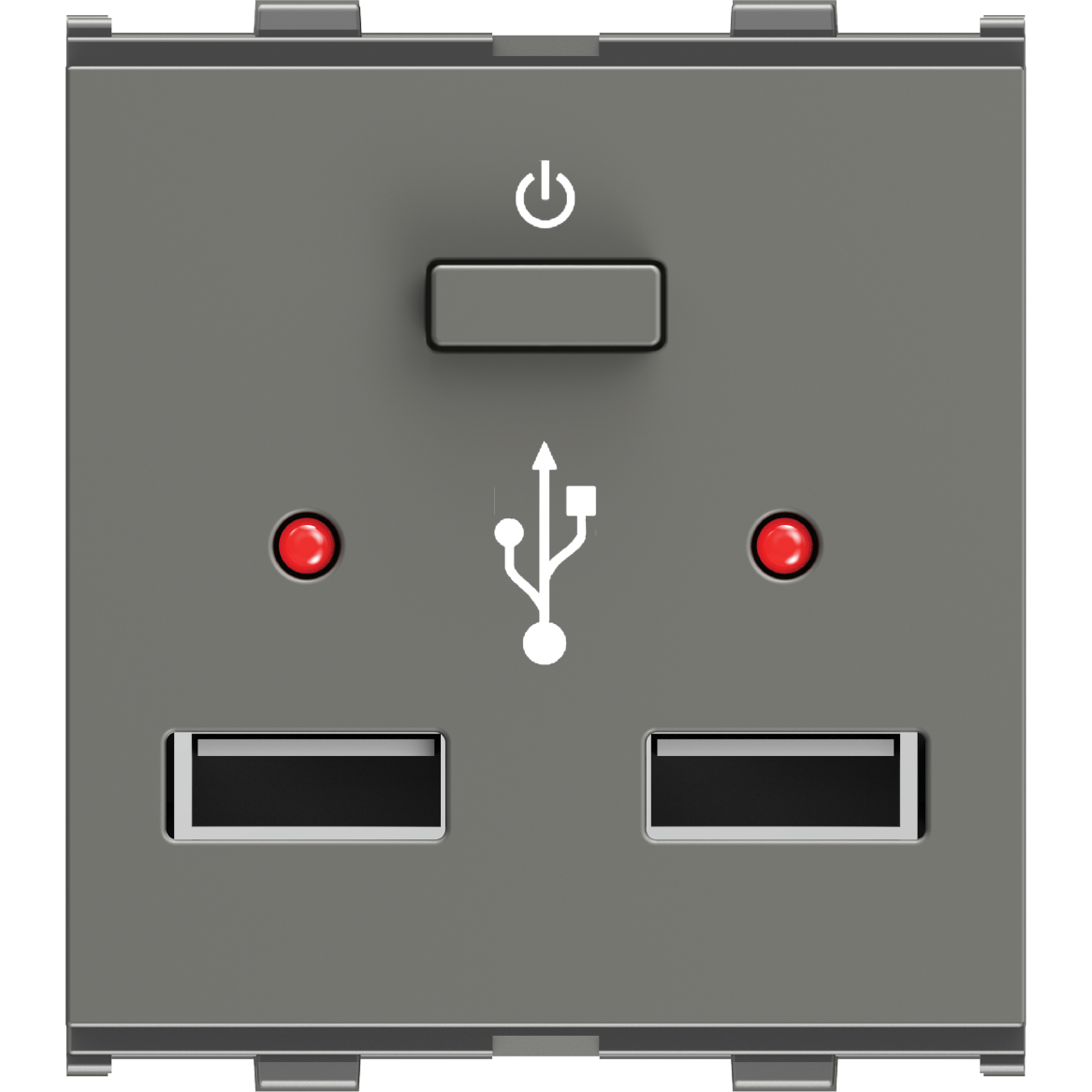 USB Charger with Indicator (LED) 240V-50-60Hz