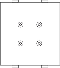 1 Way Switch 4 Switch 110-240V~50-60Hz(Relay Output)