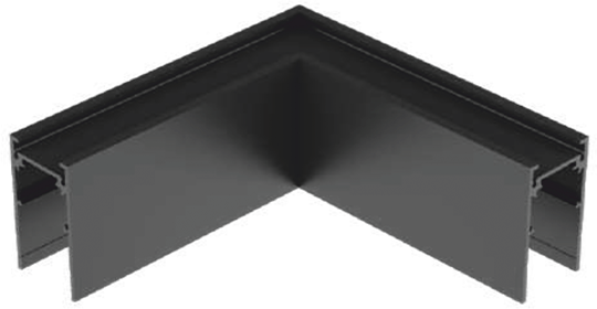 CONCEALE D (80x80mm)Horizontal Corner